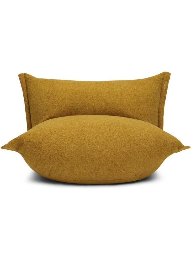 Fatboy Bonbaron Sherpa Lounge Chair – Ultra-Soft & Adjustable Cozy Seat | Indoor Relaxation with Backrest Adjustment | Plush & Stylish (Cider, 120x120x75 cm) - Image 3